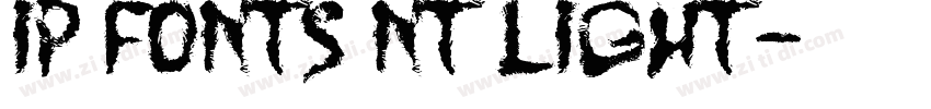IP FONTS nt Light字体转换